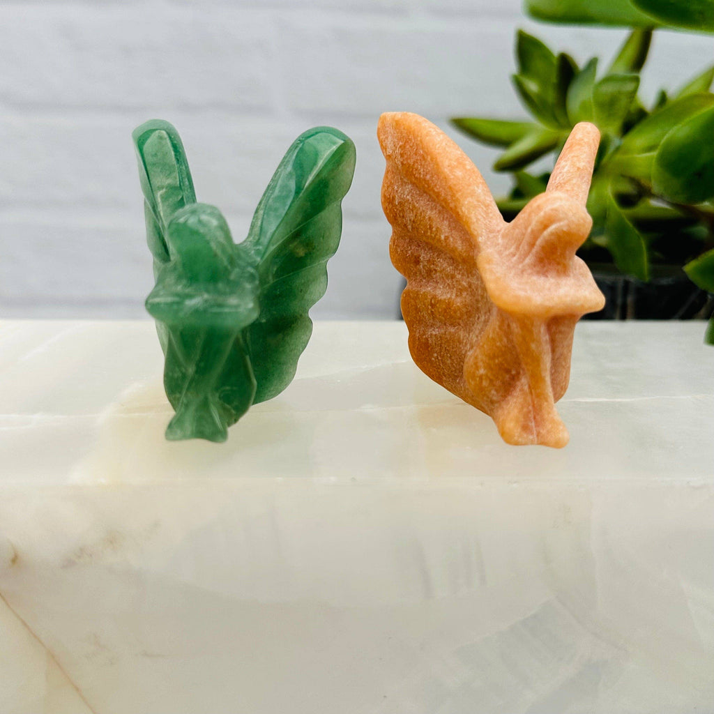 Crystal Carved Gemstone Fairy - You Choose Stone: Crystal Quartz