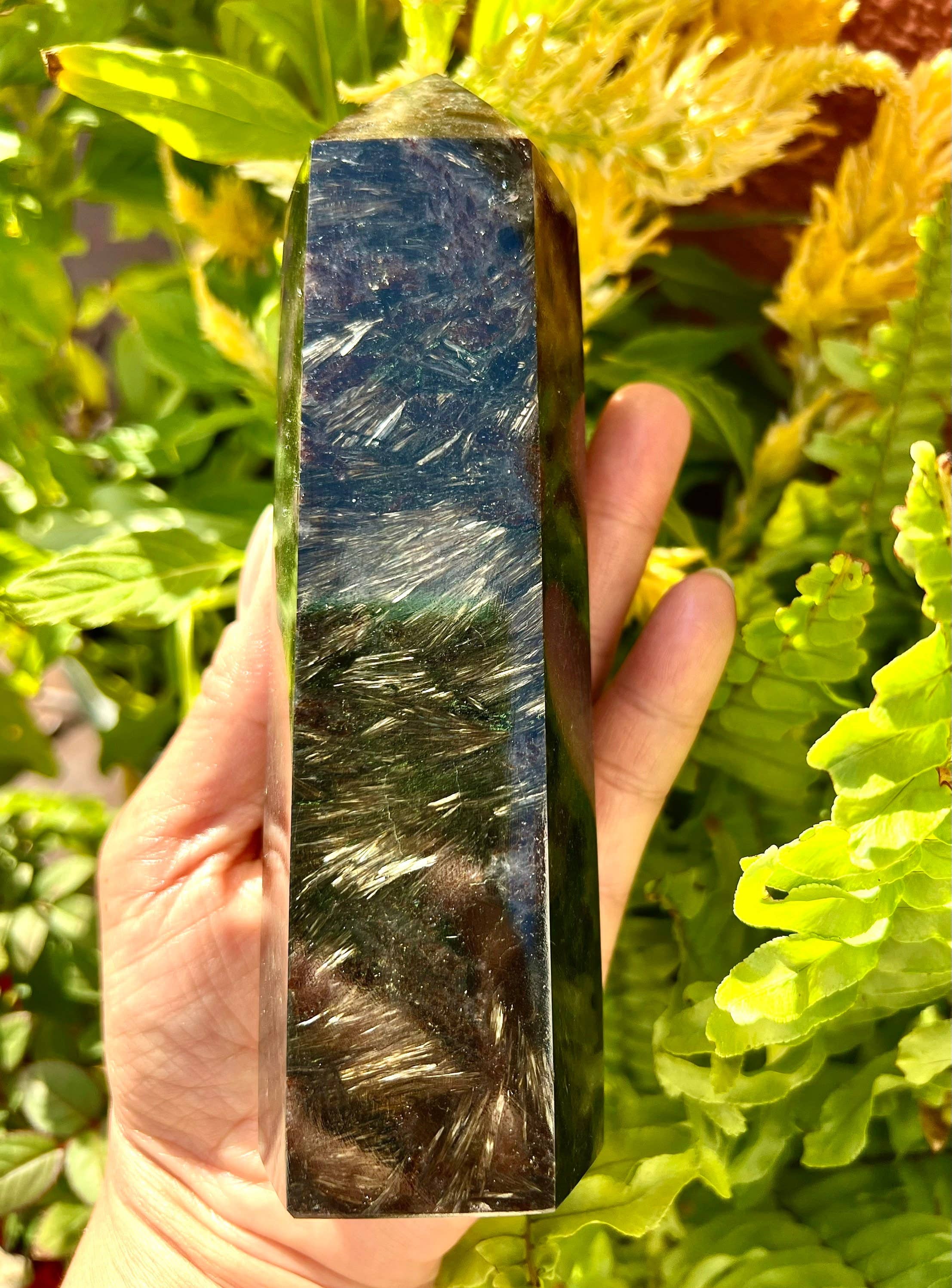 3-4 Large Astrophyllite aka Arfvedsonite Crystals