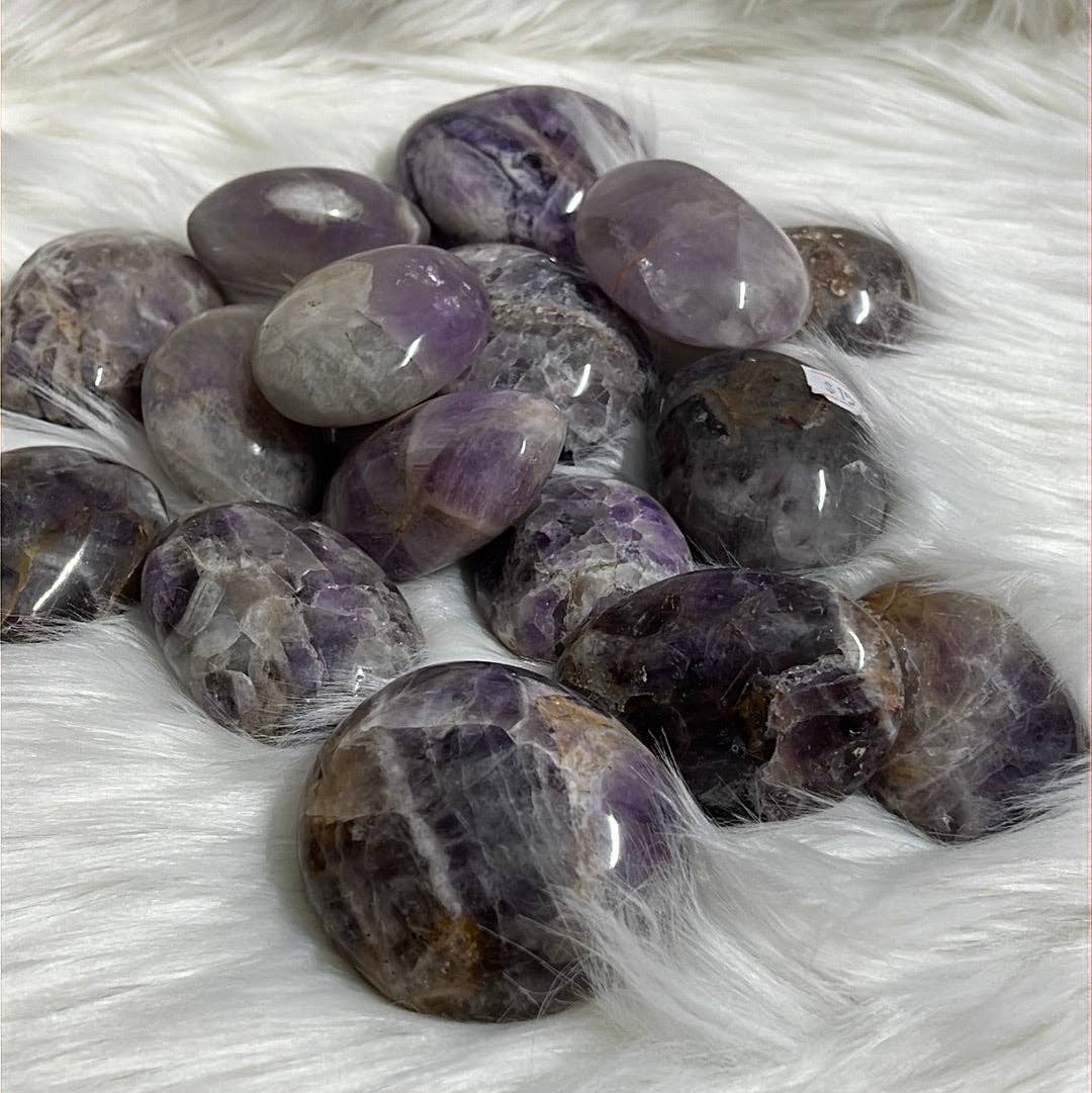 Amethyst Tumble Worry stone: Large
