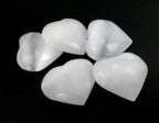 Crystal Selenite Heart Shaped Stone - 6cm