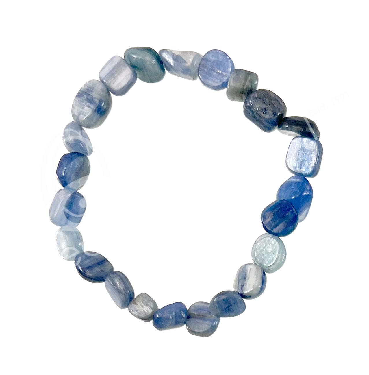 BRACELET - TUMBLED STONES KYANITE (6-12 MM) 6-7.5"