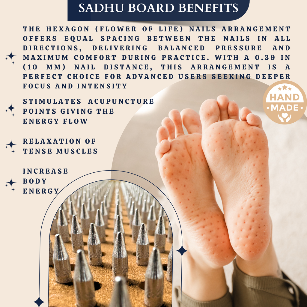 Sadhu Board with Aluminum Nails, 10mm (0.39 in) – Most Popular | Tengry