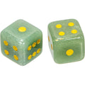 Gemstone Dice - Green Aventurine (Pair): Aventurine