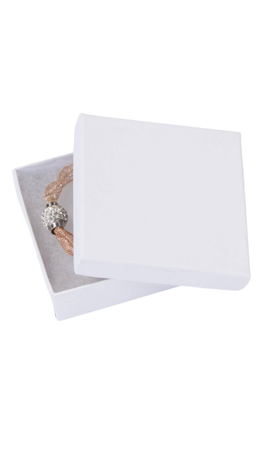 Cotton-Filled Jewelry Boxes: Kraft / Case of 100 / 5¼" × 3¾" × ⅞"