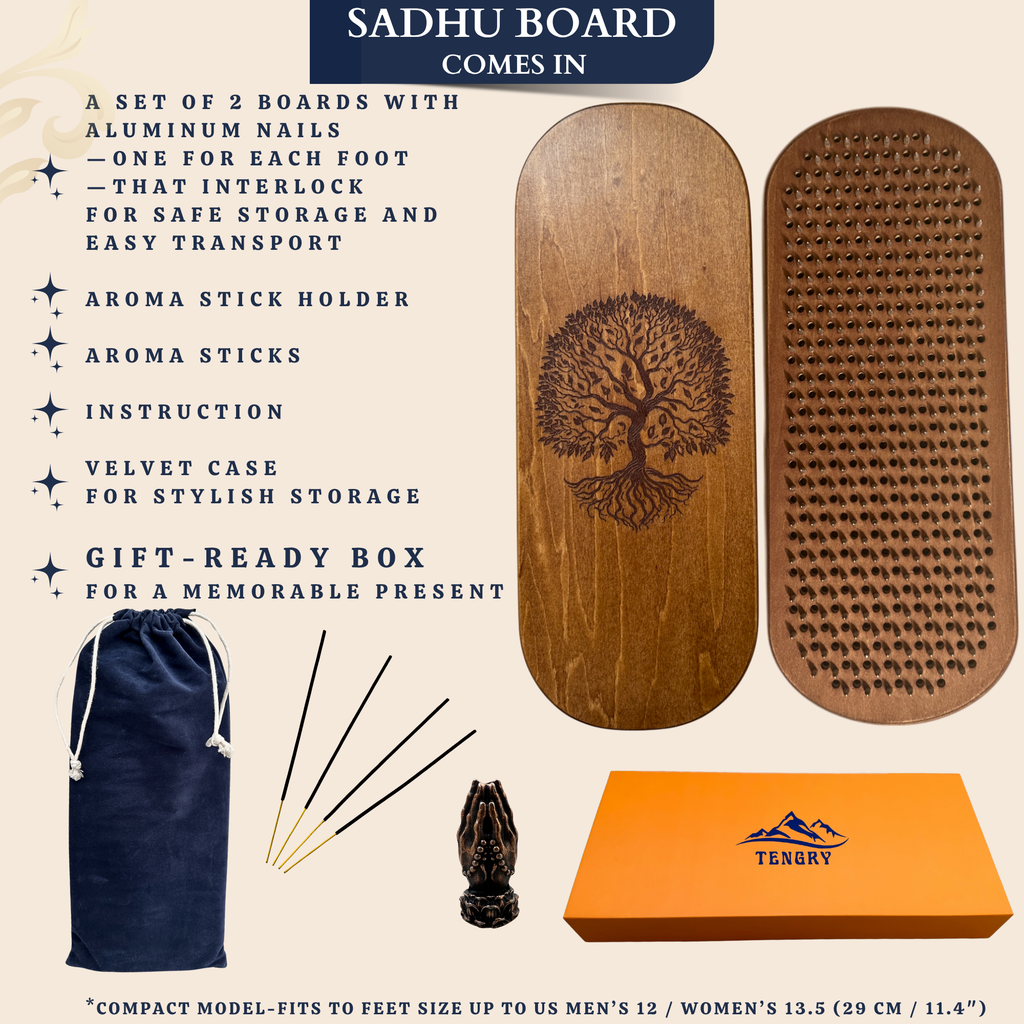 Sadhu Board with Aluminum Nails, 10mm (0.39 in) – Most Popular | Tengry
