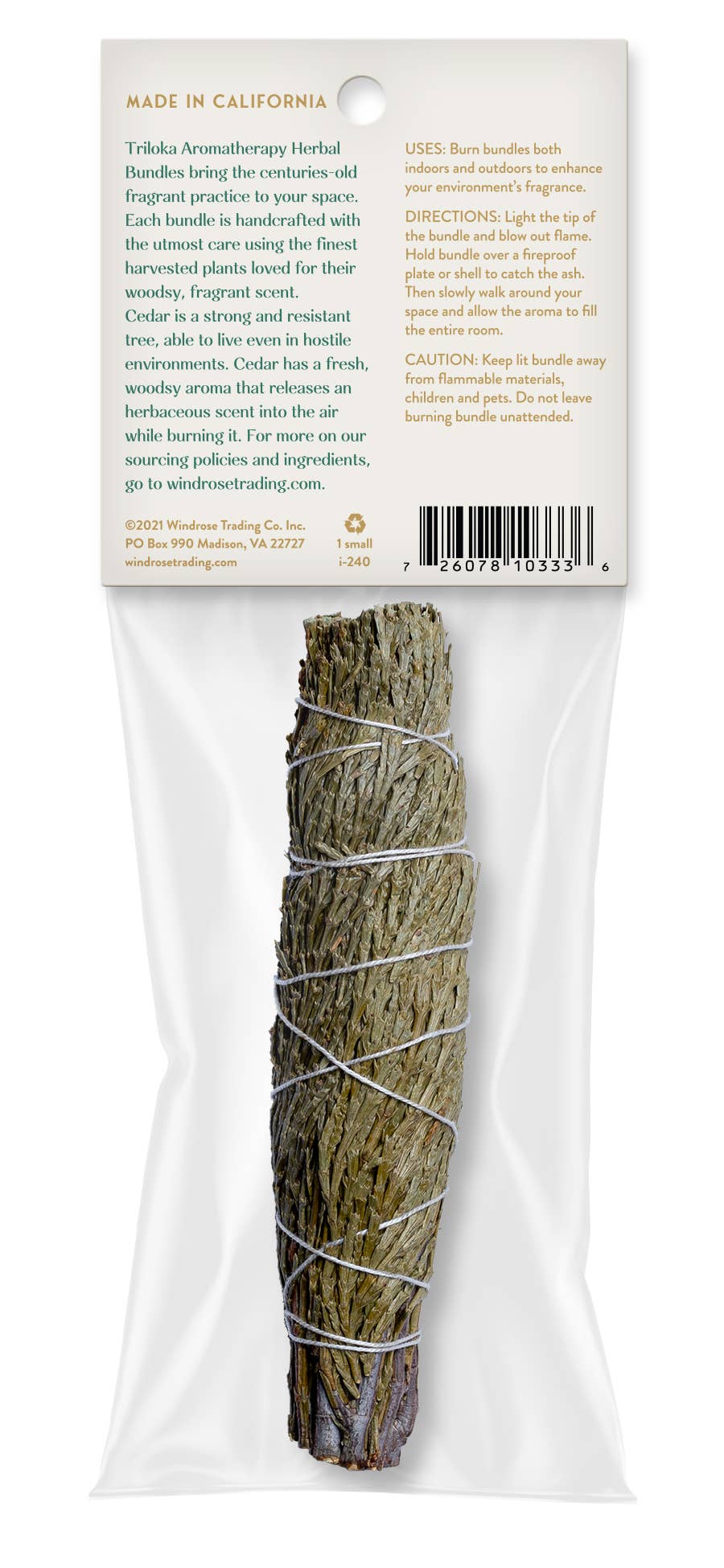 Triloka Cedar - Small Herbal Bundle