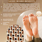 Sadhu Board with Copper Nails, 10mm (0.39 in) – White Gold Color - Most Popular | Tengry
