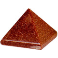 Gemstone Pyramid - Goldstone