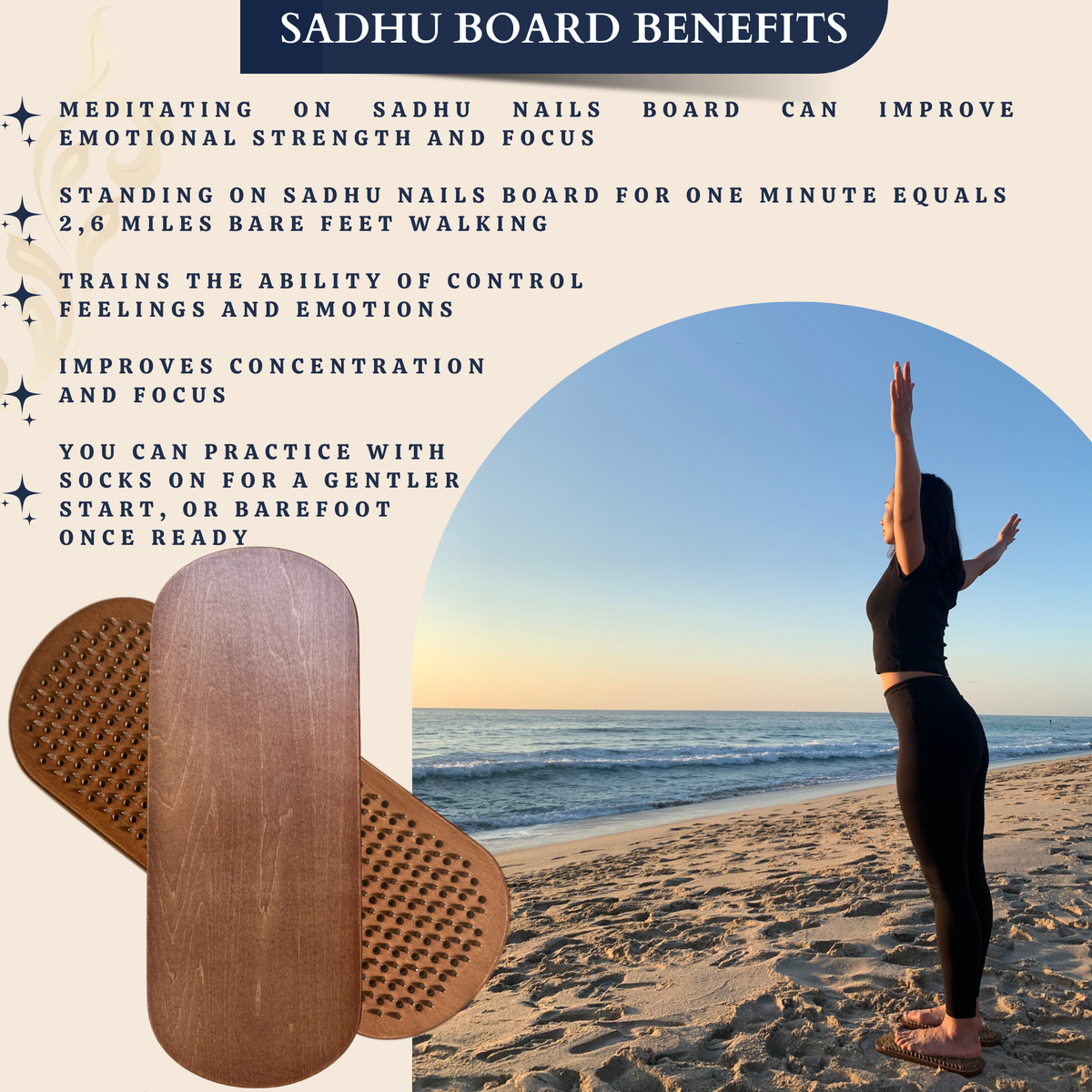 Sadhu Board with Aluminum Nails, 12mm (0.47 in) – For Advanced | Tengry