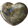 Puffed Gemstone Heart - Labradorite (Each)