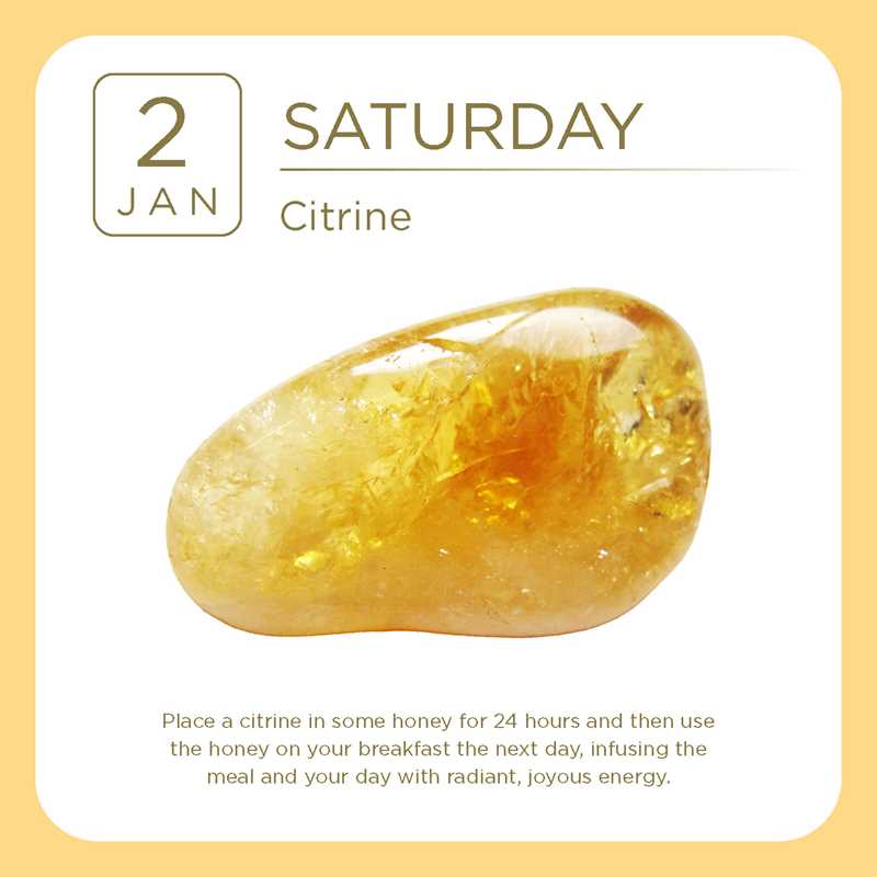 2027 Crystal Day-to-Day Calendar by Adam Barralet: Calendar 736 pages / English