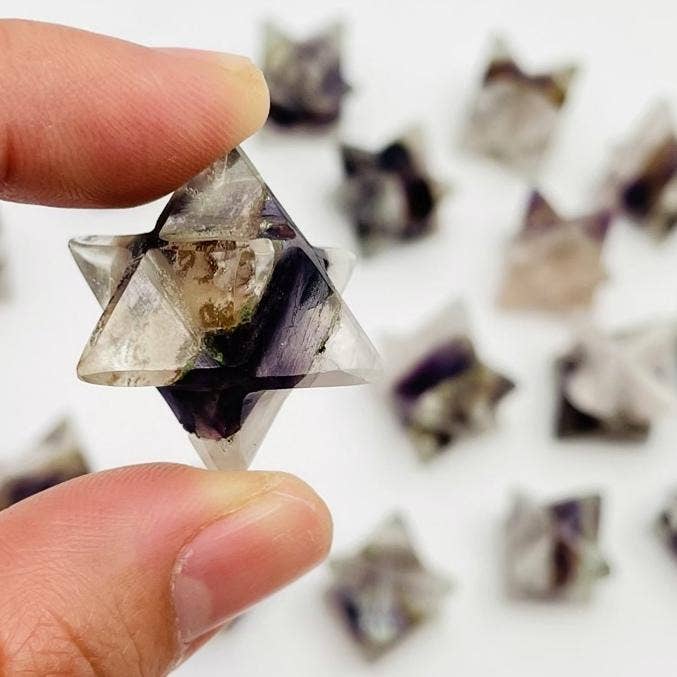 Crystal Merkaba Tri-Stone Star: 1