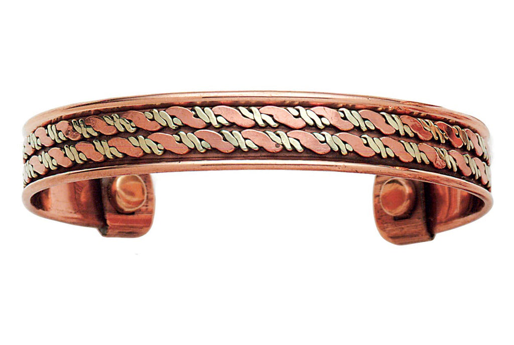 Copper & Brass w/Magnets Bracelet