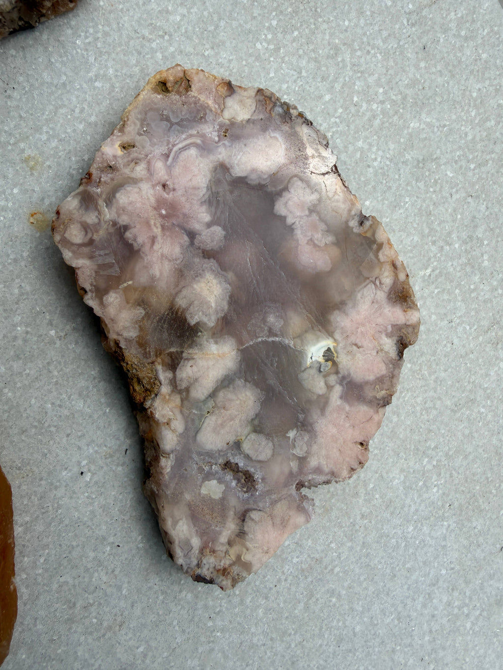 Wholesale 2 lbs Natural Pink Amethyst Flower Agate Slabs