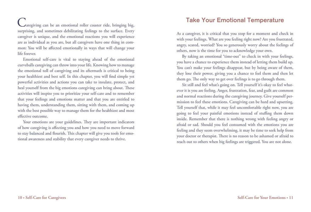 Self-Care for Caregivers by Susanne White: Hardcover 208 pages / English