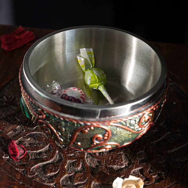 Dragon Eye Resin Smudge Ritual Offering Bowl